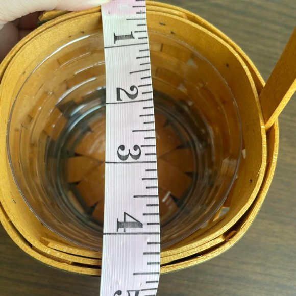 2002 Small Longaberger Basket Planter with Insert - Picture 6 of 6